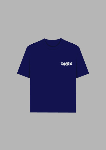 Navy Blue Fraction T-Shirt
