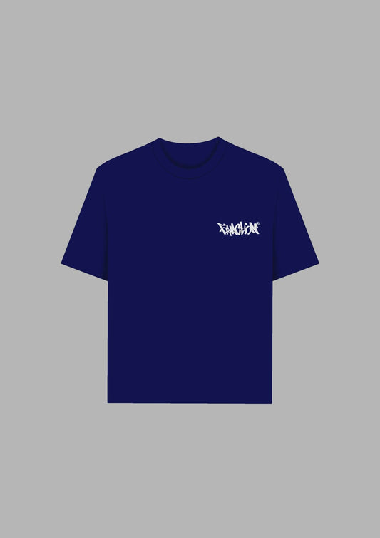 Navy Blue Fraction T-Shirt